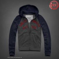 heren abercrombie and fitch pullover full-zip koningsblauw grijs Fashion Online 49mlo591